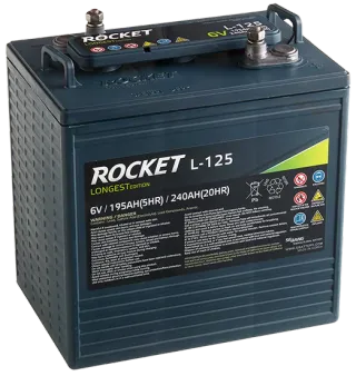 GLOBAL TRAKTION T125 L125 Rocket 6v240ah